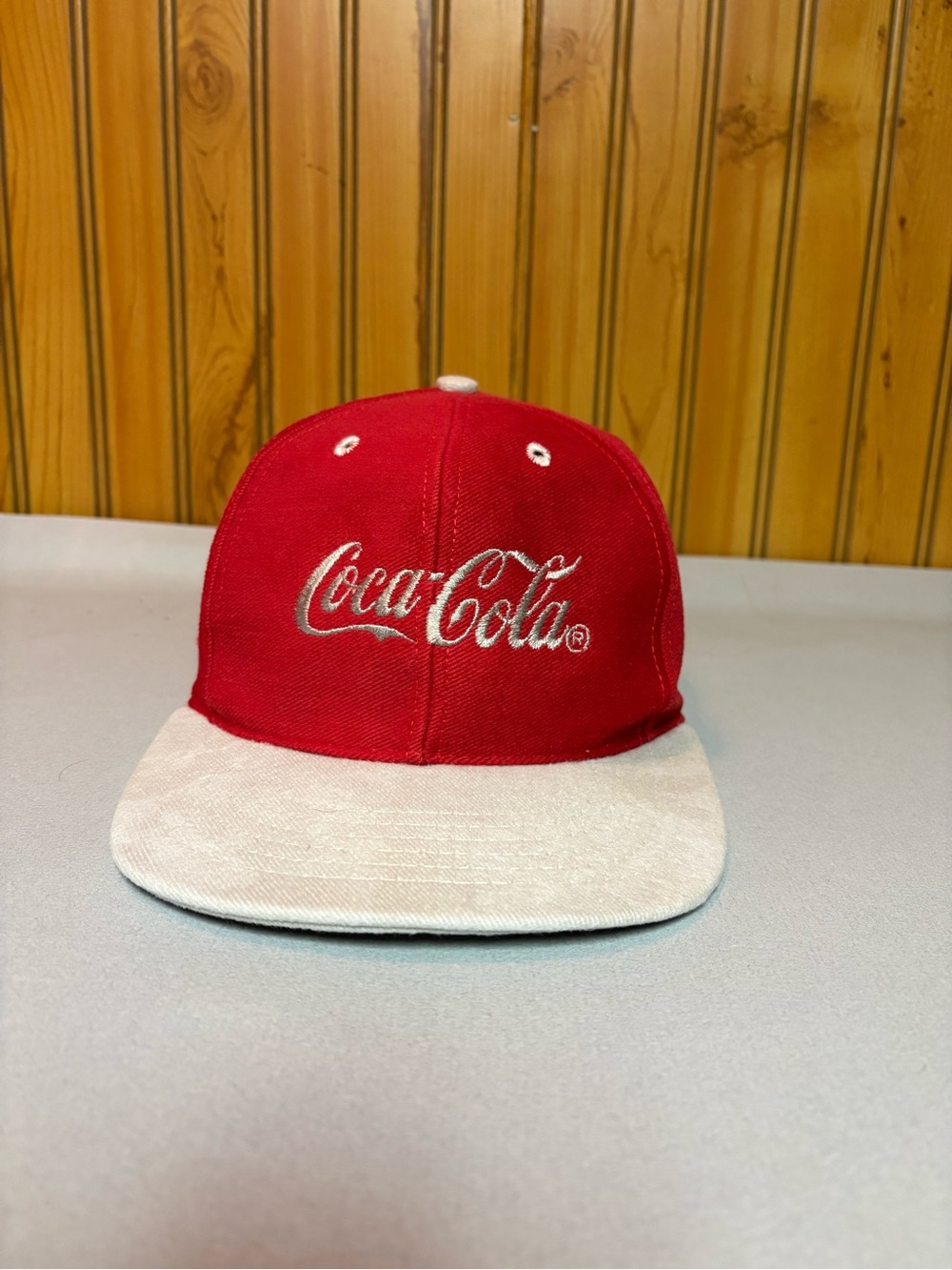 Coca-Cola Red Hat with Cream Brim